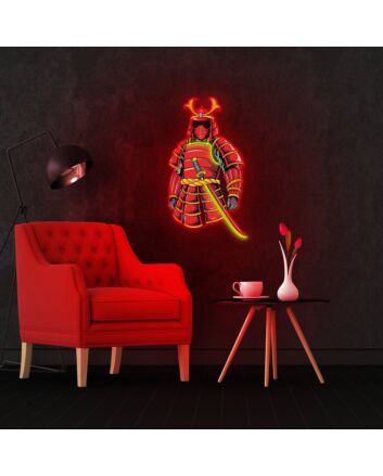 Samurai Body Armor Uv Light Durable Neon Artwork