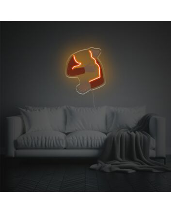 Aesthetic Couple Huging LED Neon Acrylic Artwork