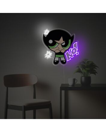 Angry Buttercup LED Neon Acrylic Artwork