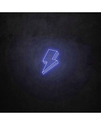 3D Lighting Bolt LED Sign