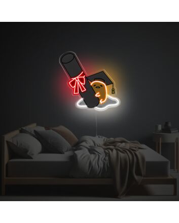 Graduated Yolk Man LED Neon Acrylic Artwork