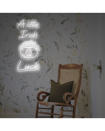 A Little Irish Luck LED Neon Sign