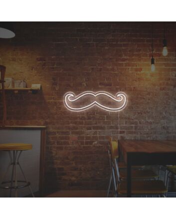 8 Mustache LED Neon Sign