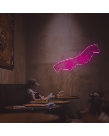 Touching Hands LED Neon Sign