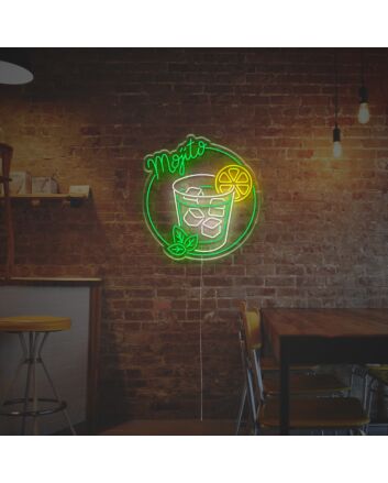 Mojito Cocktails LED Neon Sign