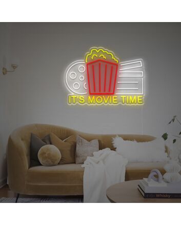 It Is Movie Time LED Neon Sign