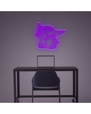 Mandalorian Baby Yoda LED Neon Sign