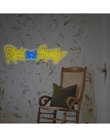 Rick And Morty Classy Quote LED Neon Sign