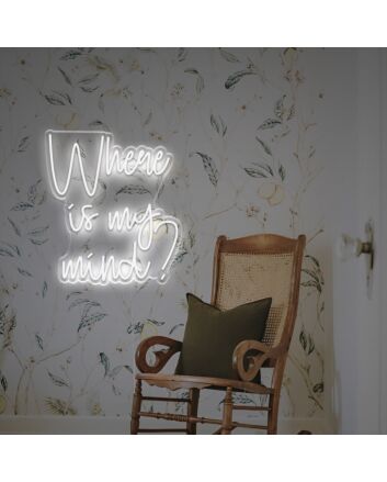 Where Is My Mind LED Neon Sign
