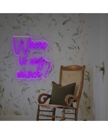 Where Is My Mind LED Neon Sign