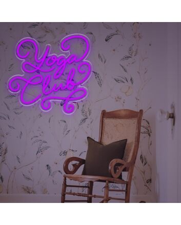 Yoga Club LED Neon Sign