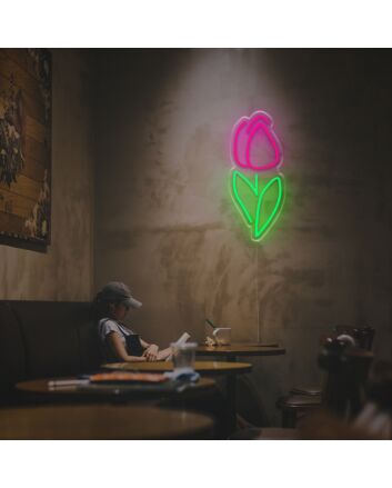 A Beautiful Flower LED Neon Sign