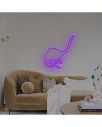 Brachiosaurus Dinosaur LED Neon Sign
