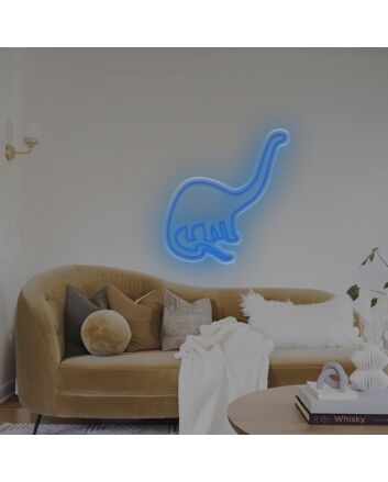 Brachiosaurus Dinosaur LED Neon Sign