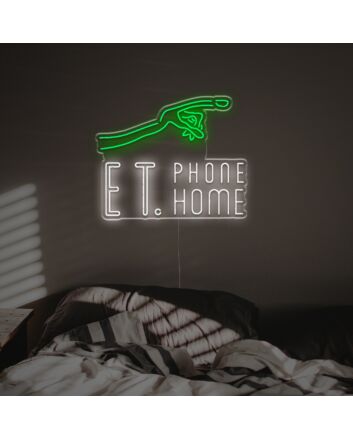 Et Phone Home LED Neon Sign