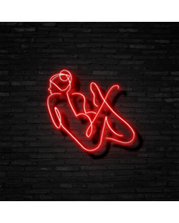 Sun Bathing Neon Sign