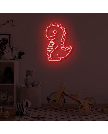 Kids Dinosaur LED Sign