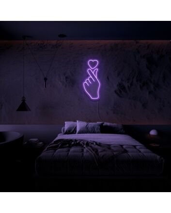 Love At Your Fingertips Neon Sign