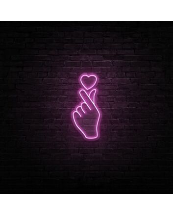 Love At Your Fingertips Neon Sign