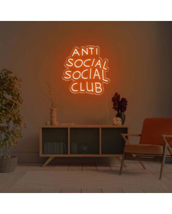Anti Social Social Club LED Neon Sign