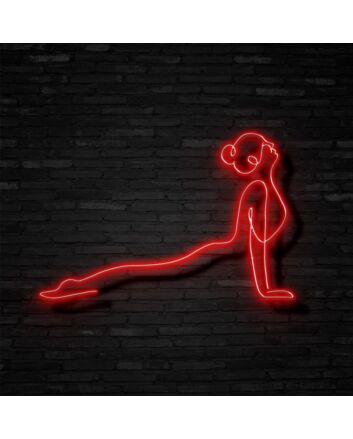 Yoga Pose Neon Sign