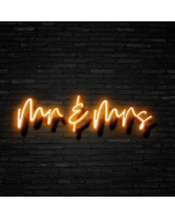 Mr Mrs Neon Sign