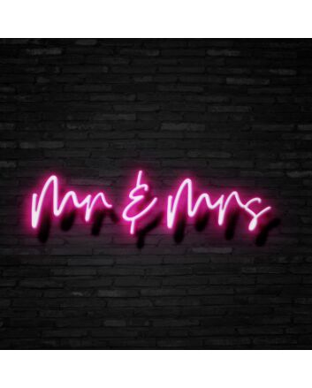 Mr Mrs Neon Sign