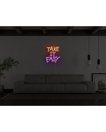 Take It Easy Neon Sign