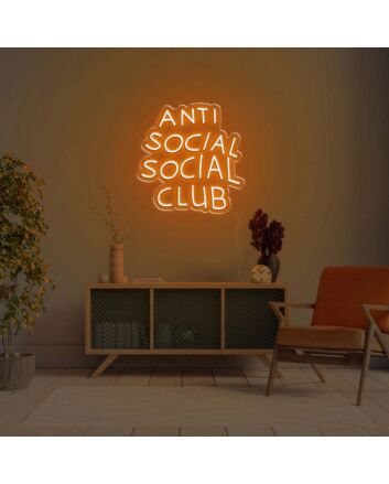 Anti Social Social Club LED Neon Sign