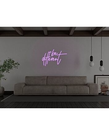 Be Different Neon Sign