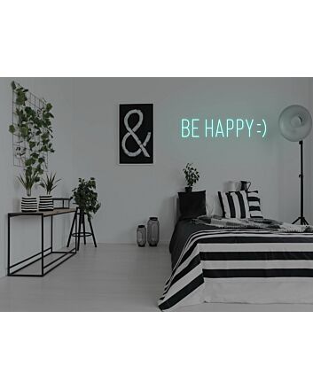 Be Happy Neon Sign