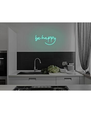 Be Happy Neon Sign