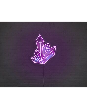 Crystals Neon Sign
