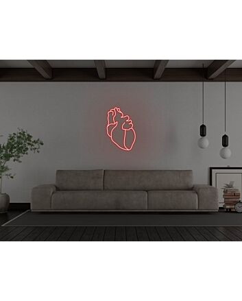 Human Heart Neon Sign