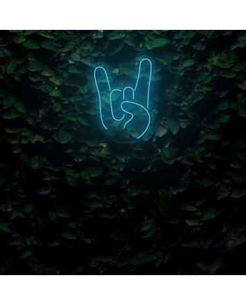 Rock Hand LED Sign