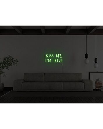 Kiss Me Im Irish Neon Sign