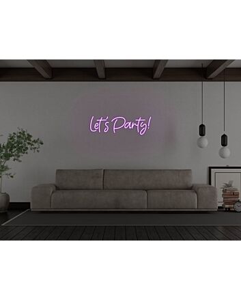 Lets Party Neon Sign
