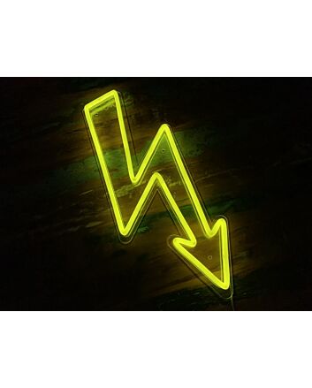 Lightning Bolt Neon Sign
