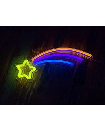 Shooting Star Neon Sign