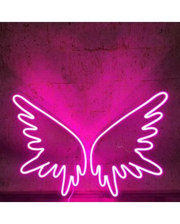 3D Wings Neon Sign