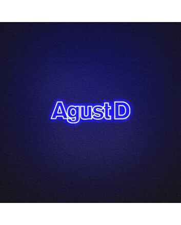 Agust D Neon Sign