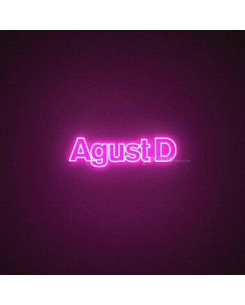 Agust D Neon Sign