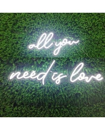 All You Need Is Love Neon Sign