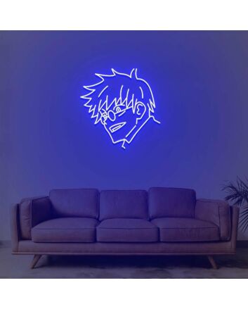 Boy With Glasses Neon Sign