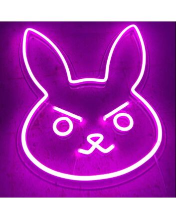 Dva Bunny Neon Sign