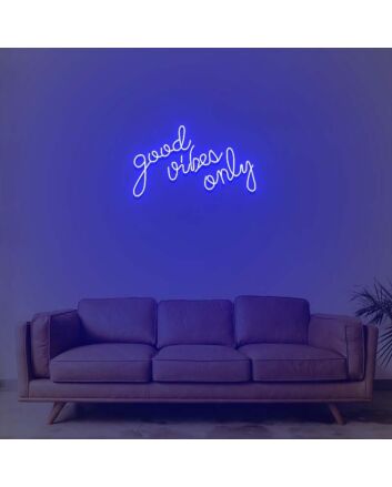 Good Vibes Only Neon Sign