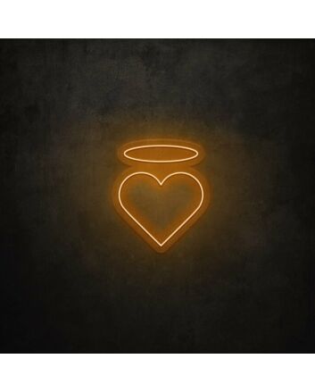 Angel Heart LED Neon Sign