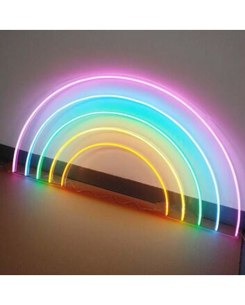 Rainbow Neon Sign