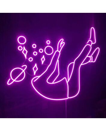 Space Head Neon Sign