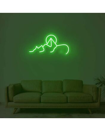 Sunrise In The Hills Neon Sign